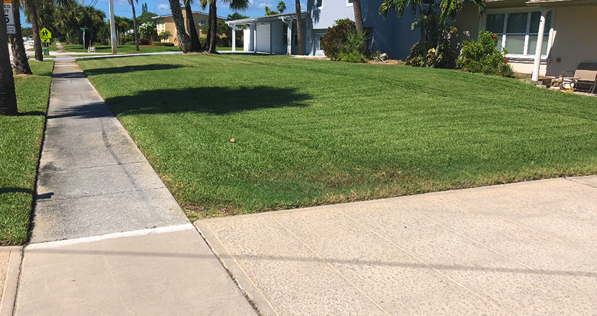 beachside lawn care residential lawn maintenance